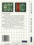 Sega  Master System&nbsp; - &nbsp;Great Football (Back)